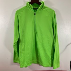 Eddie Bauer Men’s XL Quarter Zip Green